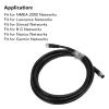QANYEGN Backbone Cables Kits, Backbone Drop Cable M12 M Fem Connector, 5 Pins Waterproof 3 Meters for NMEA 2000 Network view 3