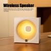 XHTLLO Rechargeable Bt Speaker Night Light, Dimmable Portable Table Lamp for Party Bedroom(White) view 2