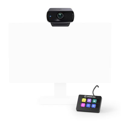 Elgato Facecam MK.2 & Elgato Stream Deck Mini Premium Full HD Webcam for Streaming, Gaming, Video Calls, Recording, Boost Productivity with Seamless Integration, Compatible with Mac and PC
