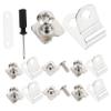 GANAZONO 1set Helmet Repair Kit for Ice Hockey Baseball and Softball Fasteners Clips and Screws for Helmet Maintenance and Replacement Parts view 1