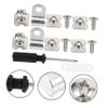 GANAZONO 1set Helmet Repair Kit for Ice Hockey Baseball and Softball Fasteners Clips and Screws for Helmet Maintenance and Replacement Parts view 2