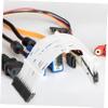 DirectNine Basics 4pcs Computer Power Supply Modular Wire Kit 20cm Extension Cable Set Cable Organizer Cable Extension Kit ATX Motherboard Power Cable White view 3