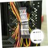 DirectNine Basics 4pcs Computer Power Supply Modular Wire Kit 20cm Extension Cable Set Cable Organizer Cable Extension Kit ATX Motherboard Power Cable White view 4