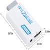 Labriciyon 1Pc White Wii to HDMI Converter, Supports 720P, 1080i, 1080P, 480i, 480p, PAL, NTSC, 3.5mm Audio Jack, Easy Plug and Play, No Installation Needed,Cables and Adapters Accessories view 2