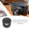 35mm F1.4 Full Frame Portrait Lens, Wide Compatibility, Large Aperture, 7 Layer Optical Coating, Multi Optimization, for SL1 SL2, FP, More Cameras (Black) view 3