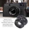 35mm F1.4 Full Frame Portrait Lens, Wide Compatibility, Large Aperture, 7 Layer Optical Coating, Multi Optimization, for SL1 SL2, FP, More Cameras (Black) view 4