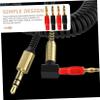 MERRYHAPY 4pcs Gold Plated Banana Plug Connectors for Audio Amplifiers Speaker Cable Connectors Red Black for Receivers Surround Sound Systems and Wall Panels view 2