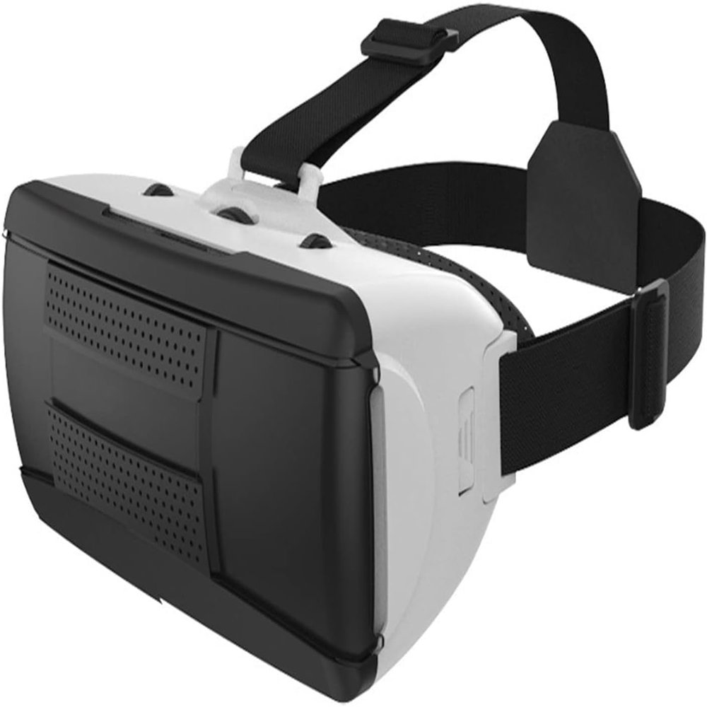 Virtual Reality Glasses Stereo Headphones, 3D HD Blu-ray Goggles, Adjustable 3D VR Glasses with Breathable Cooling Mask, for 4.7-6.0 Inches Most of Smart Models Perfect gift