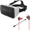 Virtual Reality Glasses Stereo Headphones, 3D HD Blu-ray Goggles, Adjustable 3D VR Glasses with Breathable Cooling Mask, for 4.7-6.0 Inches Most of Smart Models Perfect gift view 4