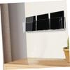 Zerodeko 2pcs Wall Mount Cd Display Stand Acrylic Record Rack Vinyl Holder for Home Office view 4