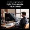 BenQ ScreenBar Pro LED Monitor Light Bar (Black) - Ultrawide Lighting, Motion Sensor, Adjustable Brightness/Color Temperature, Eye-Care USB-C Monitor lamp, No Glare, Curved Monitors, Monitor accessory view 4
