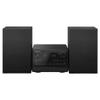 Panasonic Compact Stereo System with CD Player, Bluetooth, FM Radio and USB with Bass and Treble Control, 20W Stereo System for Home with Remote Control - SC-PM270PP-K (Black) view 1