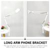 KONTONTY Desktop Stand Articulating Arm Rotation Phone Clip Holder for Desk Stand for Tablet view 2