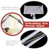 KONTONTY Desktop Stand Articulating Arm Rotation Phone Clip Holder for Desk Stand for Tablet view 3