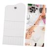 MERRYHAPY Nail Drill Bit Holder Bag 16 Holes Artificial Leather White view 4