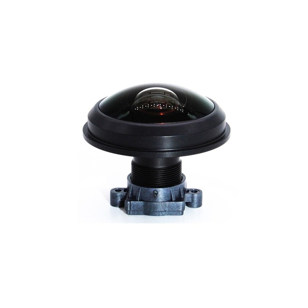 4K CCTV Lens 0.95MM 210 Degree Fisheye F2.0 1/2.3"" 650nm IR Filter Aerial Photograph Face Recognition Drones Camera Lens, WANGZC001