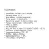 4K CCTV Lens 0.95MM 210 Degree Fisheye F2.0 1/2.3"" 650nm IR Filter Aerial Photograph Face Recognition Drones Camera Lens, WANGZC001 view 4