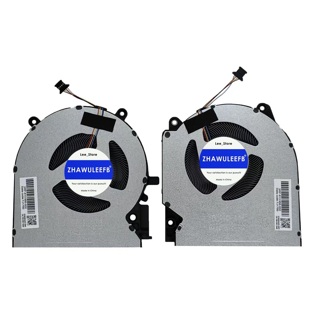 ZHAWULEEFB Replacement New Laptop CPU+GPU Cooling Fan for HP Victus RTX3060 16-D 16-E 16-e0011ns TPN-Q263 TPN-Q264 Series DC5V 80W FanThe Interface is Different from The 60W Interface