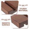 WOONEKY Cute Cell Phone Holder for Desk Wooden Stand Multifunctional Mobile Phone Holder Office Decor view 2