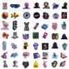 52Pcs Aesthetic Cool Cyberpunk Stickers Kids Teens Girls Colorful Cyberpunk Future Technology Wilderness Vinyl Water Bottle Laptop Decals Decorative Scrapbook Skateboard Journal Graffiti Stickers view 4