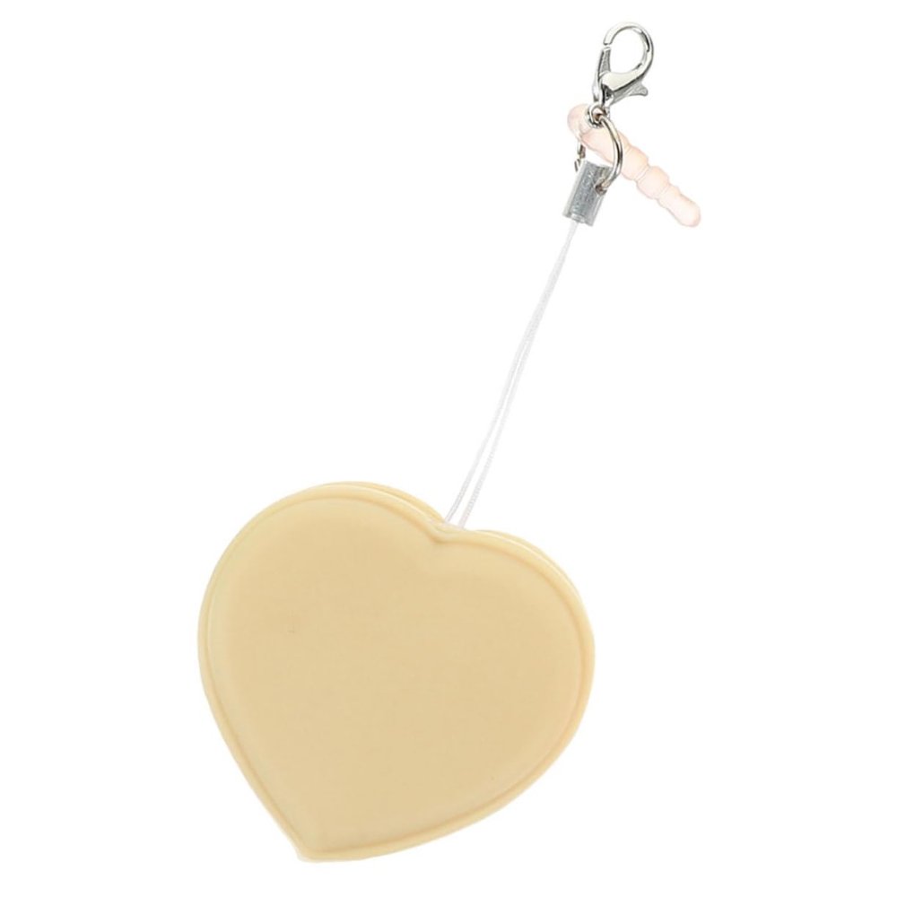 WOFASHPURET Heart-Shaped Macaron Screen Cleaner Pendant Multi-use Phone Eyeglass Cleaner Dust Fingerprint Remover for Screens Lenses and Cameras Convenient Hanging Design