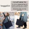 Baggallini Carryall Laptop Tote - Medium 12x19 Inch Travel Crossbody Shoulder Bag view 2