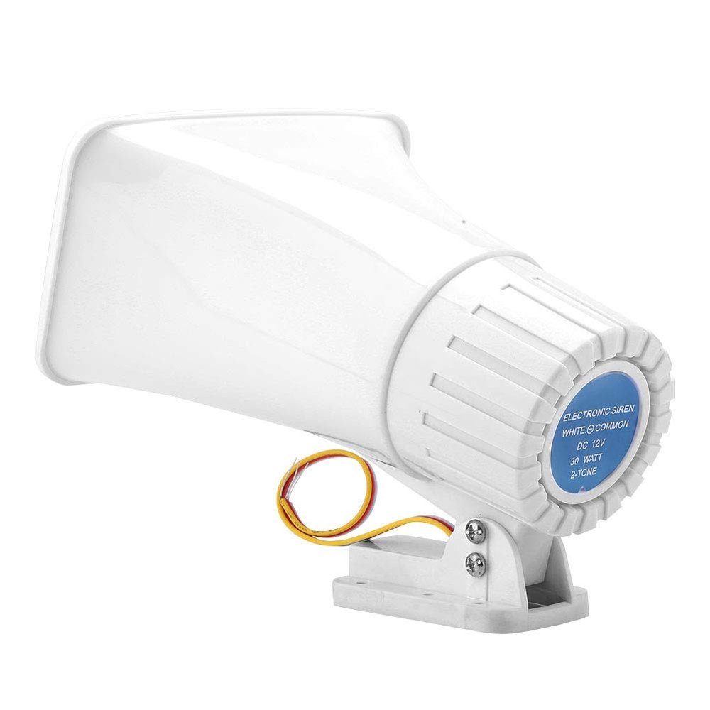 Yctze High 150 DB DC 12V Dual Wired Horn Siren, Burglar Alarm System for Home Security, Outdoor Warning Althorn