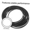 DirectNine Basics 20pcs Leash Square Cassette Drive Belts Cassette Player Belts Cassette Deck Belt Square and Flat Square Cassette Belts Recorder Belts Tape Fang Bian Rubber, 9.7x9.7cm, Black view 4