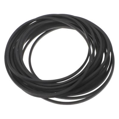 CIMAXIC Record Player Parts 20pcs Cassette Tape Player Belts 2mm Square Rubber Drive Belts for Cassette Machines