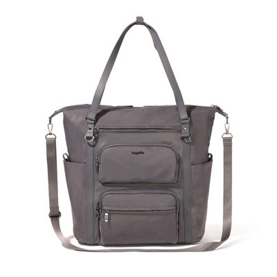 Baggallini Nolita Convertible Backpack - 11x14 Travel Backpack Shoulder Tote Crossbody Bag w/RFID Tech, Luggage Sleeve & Laptop Pocket