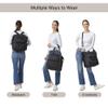Baggallini Nolita Convertible Backpack - 11x14 Travel Backpack Shoulder Tote Crossbody Bag w/RFID Tech, Luggage Sleeve & Laptop Pocket view 4