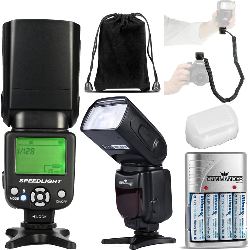 CO-613C E-TTL Speedlite for Canon EOS-Fully Automatic Flash Bounce,Swivel,Zoom Head for Mirrorless Cameras R,RP,R100,R50, R10,R7,R8,R6,R6 Mark II,R5,R5C-up to 90ft, Built in Diffuser No Red Eyes,