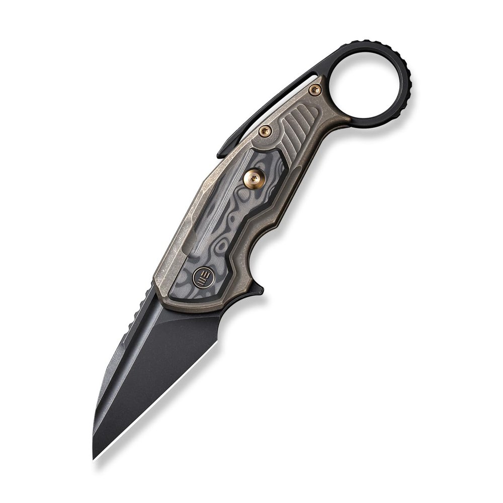 WE Maciej Torb WE22021-2 Bronze Titanium Handle with Rose Carbon Fiber Inlay