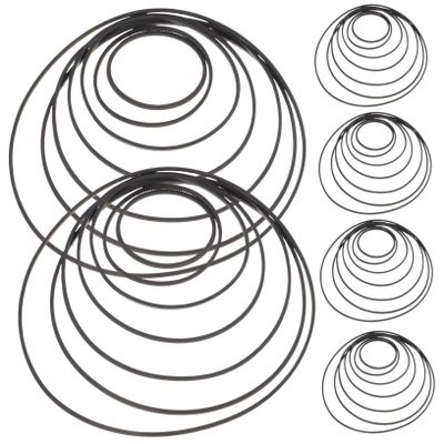 DirectNine Basics 50pcs Recorder Belts for Repair Tape Recorder Belts Compatible Cassette Players DVD Drives and Repeater Machines