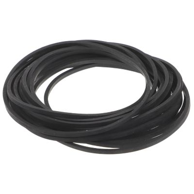 Milisten 20pcs Leash Cassette Tape Recorder Belts Cassette Player Belts Replacement 2mm Belts for Cassette Recorder Cassette Belts 2mm Rubber Square Logger, 9.7x9.7cm, Black, ME0102FMLQSH45BUVH