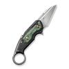 WE Maciej Torb WE22021-4 Black Titanium Handle with Jungle Wear Fat Carbon Fiber Inlay view 2