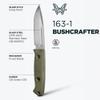 Benchmade - Bushcrafter Outdoor Survival Knife, Heavy-Duty Performance with OD Green G10 Handle (163-1) view 2