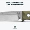 Benchmade - Bushcrafter Outdoor Survival Knife, Heavy-Duty Performance with OD Green G10 Handle (163-1) view 3