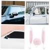 Mobestech Car Decorations for Christmas Rabbit Ears Car Decor Set Reindeer Antlers and Nose view 2