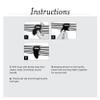RIP-TIE 3/4" x 18" EconoCinch Cable Tie Bundle Cables or Strap Equipment to Desks or Carts 5 Pack Brown view 2