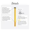 RIP-TIE 3/4" x 18" EconoCinch Cable Tie Bundle Cables or Strap Equipment to Desks or Carts 5 Pack Brown view 3
