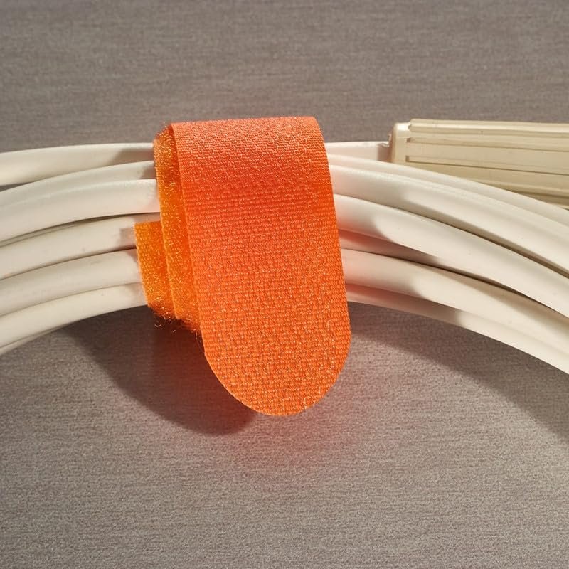 RIP-TIE 1" x 11" EconoWrap Cable Tie Great for Controlling Cables and Cords 5 Pack Brown