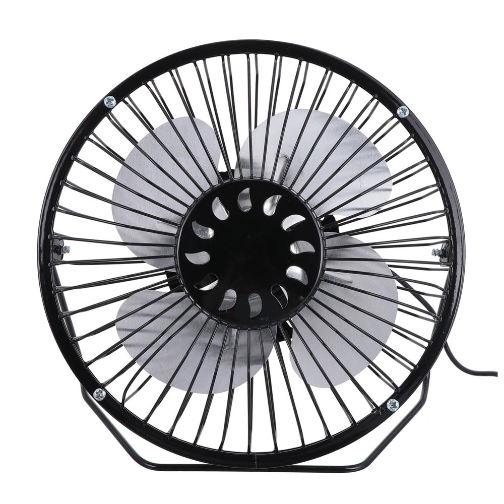 PRETYZOOM Portable Mini Usb Desk Fan Quiet Desktop Cooling Fan Rotating for Home Office Usb Rechargeable Design Strong Airflow Adorable Decoration for Summer Use