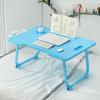 ZHIQISHI Lap Desk,Laptop Folding Desk, Multifunctional Portable Foldable Bed Table with Storage Drawer Bookshelf and Cup Holder for Bed/Couch/Sofa Working, Reading (Size: 6042cm) (Blue) view 2