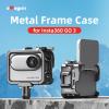 Rszfnjxry Aluminum Frame Cage with Lens Silicone Corver Case and Screen Protector for Insta360 GO 3,Metal Protective Durable Housing Case with Cold Shoe Mount (Model Number 1) view 3