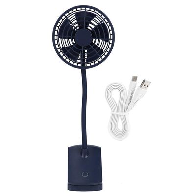 Clip on Fan Usb Mini Fan, USB Rechargeable Clip On Desk Fan, Personal Fan Flexible Neck, Mini Portable Desktop Fan for Car Office(blue)