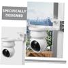 Homoyoyo 1pc Wall Mounted Bracket for Easy Installation Material Enhanced Field of View for Indoor Outdoor Use view 4