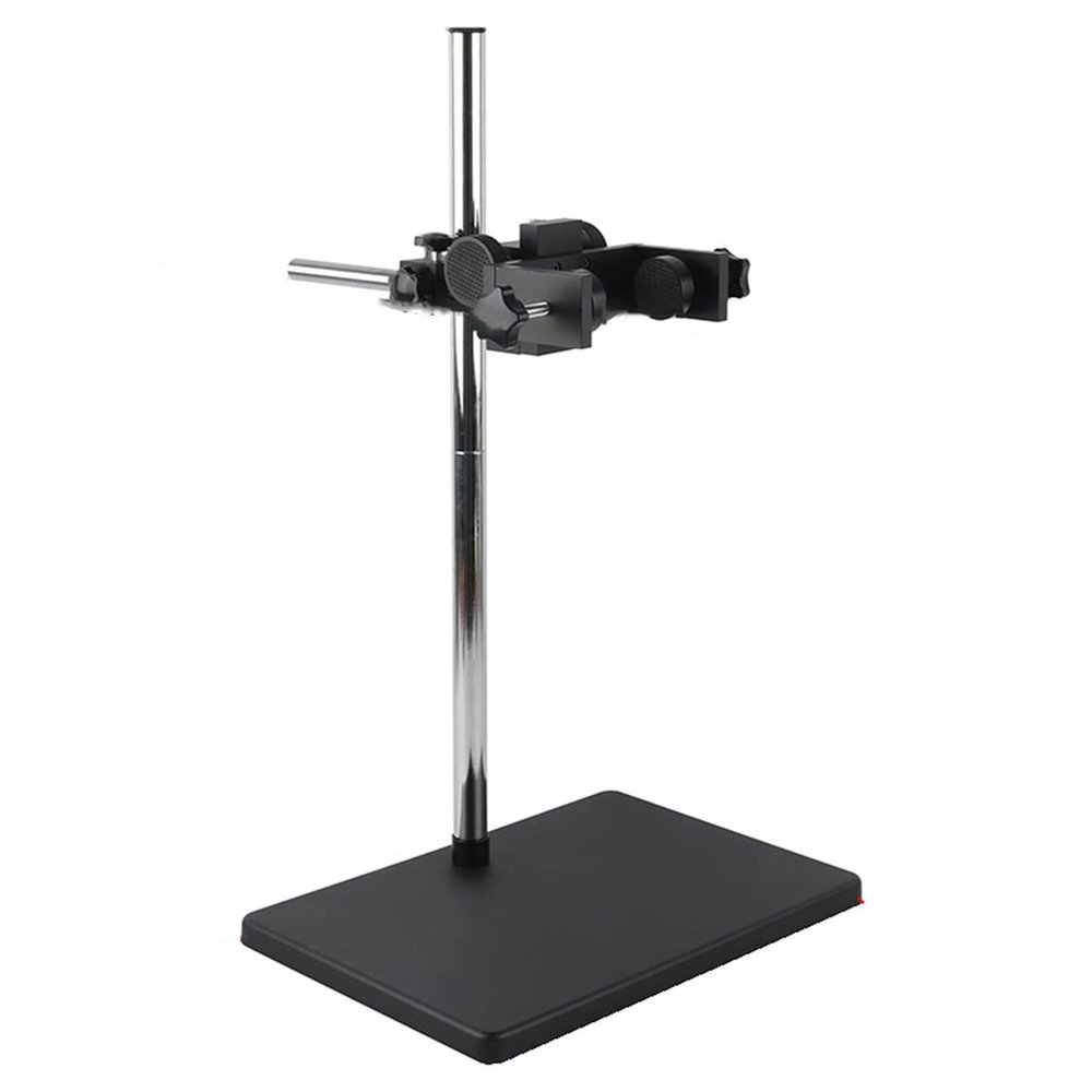 JOEBO Microscope Kit Adjustable Microscope Stand Soldering LED Light Illumination Holder Industrial Video Camera Bracket Microscope Lens Adapters (Color : A)