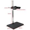 JOEBO Microscope Kit Adjustable Microscope Stand Soldering LED Light Illumination Holder Industrial Video Camera Bracket Microscope Lens Adapters (Color : A) view 2