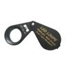 ZTBH Microscope Accessories Kit 6 LED 40X Illuminated Jewelry Loupe Magnifier Black Magnifying Glass Foldable Metal Jeweler Loupe Microscope Slides view 1